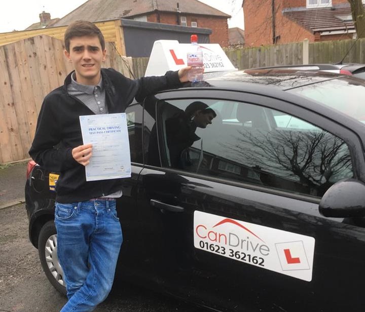 Another Can drive Test Pass this time for Cody Gilbey